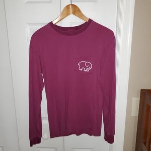 NWOT Authentic Ivory Ella maroon long sleeve